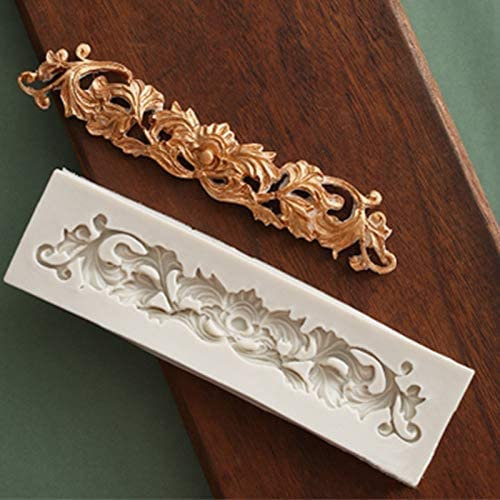 stampi in Silicone Europeo Pizzo Torta Fondente Utensili da Cucina Muffa Fondente di Cioccolato,