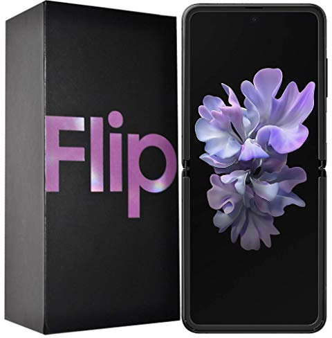 Samsung Galaxy Z Flip SM-F700F/DS 256GB SIM-Free Factory Unlocked Android 4G/LTE Smartphone (Mirror Purple) (Renewed)