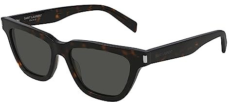 SAINT LAURENT Womens SL 462 SULPICE-008 53 Woman ACE Sunglasses, Havana-Havana-Grey