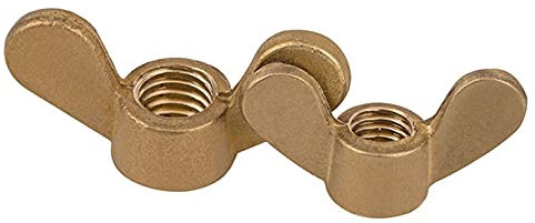 QSCTYG Butterfly Wing Nuts 10Pcs Brass Wing Nuts Copper Bolts & Screws 3/4/5/6/8/10/12mm Butterfly Nuts And Bolts Hardware Fasteners (Size : M18)