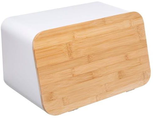 5five - boîte à pain et planche modern color blanc 37cm