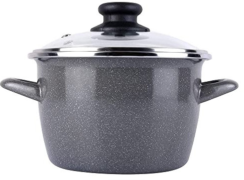 Olla k2 gransasso ø28cm con tapa de vidrio