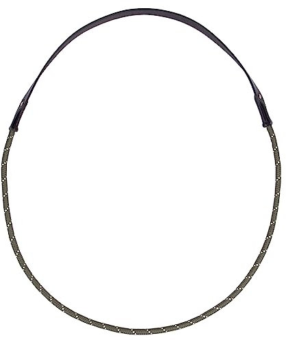 QHP Halsseil Halsring mit Leder (Shetty, Olive)