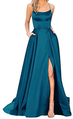 Kobilee Abiti da Cerimonia Donna Eleganti Scollo a V Formale Mezze Maniche con Corsetto Curvy Abito Sposa Fucsia Vestito de Taglie Forti Lungo Cocktail