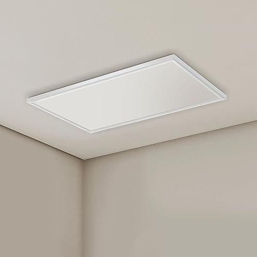 EVOKOR Infrarotheizung Deckenmontage 660W, Infrarotheizung Heizplatte Heizkörper Heizpaneel, Infrarot Deckenheizung mit Überhitzungsschutz, Elektroheizung Energiesparend-1030 * 630mm