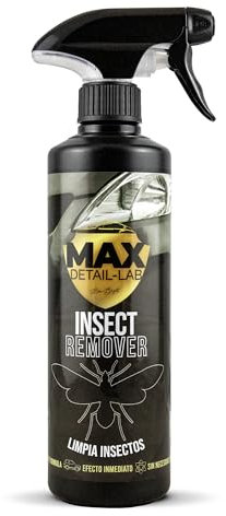 MAX DETAIL-LAB - Insect Remover - Rimuovi Moscerini Auto Pulizia Insetti Carrozzeria Senza Sfregare, Detergente Professionale Altamente Efficace, Facile Usare Lavaggio Esterno Detailing Car Moto 500ml