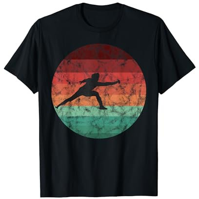 Fechten Fechtsport Fechtkämpfer - Retro grunge Fechter T-Shirt