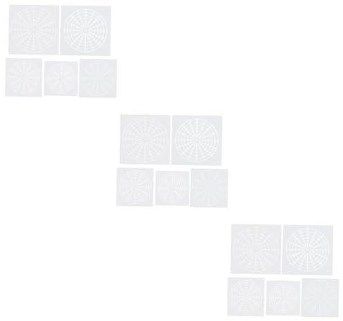 SHINEOFI 15blätter Mandala Dotting Schablonen Für Kreative Wandmalerei Wiederverwendbare Vorlagen Für Und Mehr