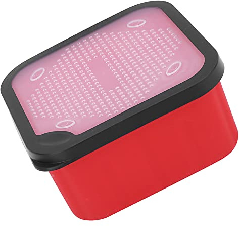 equlup Boîte d'appâts Vivants de pêche, Station d'appât de pêche en PP étanche, Support d'appât pour vers, boîte de matériel, Seau d'appât pour leurre de pêche, ver Mouche (170 * 170 * 85mm)