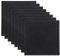 Paquete de 8 pañuelos para hombre, pañuelos que absorben el sudor, pañuelos de microfibra, trapos de sudor para deportes, gimnasio, manos, cara y cuerpo, Negro -, 25 × 25cm / 9.84 × 9.84in