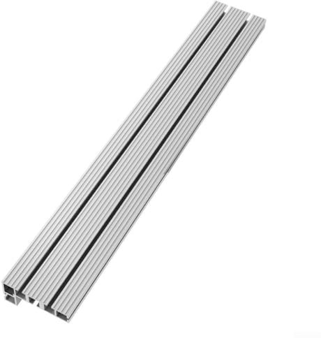 Entgoinggo T-Nut-Schlitz, T-Nut-Gehrungsschiene, robuste Aluminium-T-Nut-Halterungen für Holzbearbeitungsprojekte, CNC-Tischsäge, Frästisch (500 mm)
