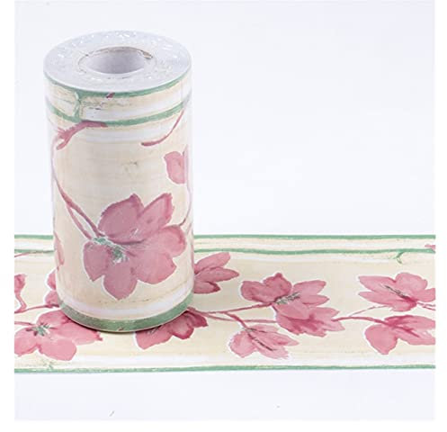 Border de Papel Tapiz Retro de ladrillo Antiguo 3D Ideal para baño de Cocina o Dormitorio de 10 m Pegatizas de Pared de la Pared de zócalas Impermeables