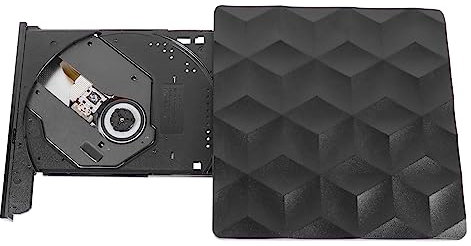 jojofuny Masterizzatore Dvd Esterno Usb-c Drive Ottico Slim Per Laptop e Desktop Lettore e Scrittore Cd Dvd Compatibile Con Sistemi Operativi e Riproduzione Multimediale