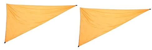 Yardwe 3 Pz vela ombreggiante per esterni telo riparo ombra della vela giardino ombreggiato UV Tendalino impermeabile tonalità del baldacchino telo ombreggiante Panno in poliestere Orange