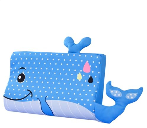 Child Pillow, Animal Design Cervical Contour Pillow, Cooling Bed Pillow for Kids, Ergonomic Soft Breathable Cot Pillow, Neck Support Sleeping Pillow For Boys Girls