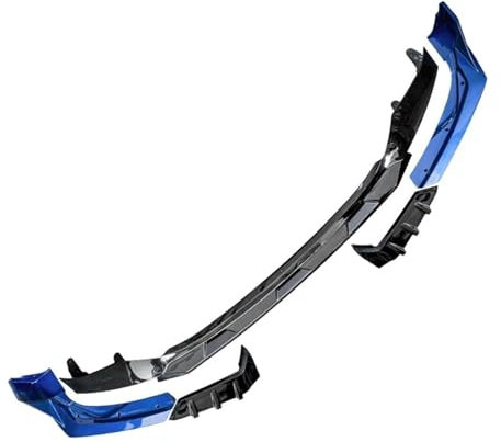 Auto Frontspoiler Lippe Für B&MW G20 G21 G28 Neue Gen 3 Serie 2019-2021 Frontschürze Spoiler Lip Untere Schutz Platte Klinge Auto Front Spoiler(Blau)