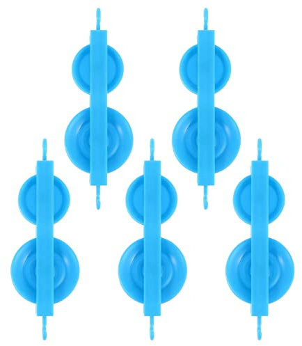 EUQKKWLOY 5Pcs Plastic Double Pulley Physics Experiments Pulley Equipment School Supplies Scientific Education