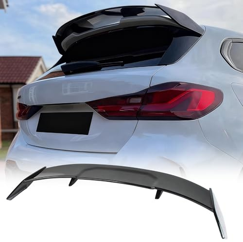 MUTUSAISI Aileron becquet arrière pour BMW Série 1 F40 (M Sport) 2019-2024 116d/ 118d/ 118i/ 120d/ 120i/ 128Ti/ M135i, Noir Brillant de Coffre Aile Spoiler de Toit Hayon Wing Arrière Accessoires