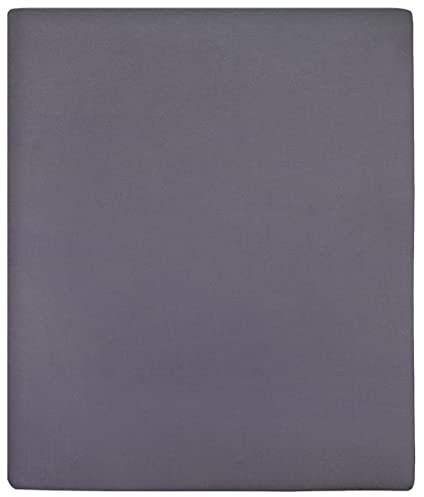 Genérico Sábanas bajeras Jersey 2 uds algodón Gris Antracita 100x200 cm,Casa y jardín,Ropa de casa,Ropa de Cama,Sábanas,136193