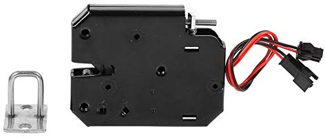 AUNMAS magnetische Schrankverriegelung elektromagnetische Türverriegelung 150kg Zugkraft stoßfest einbruchhemmend einfache Statuserkennung DC 12V für Schränke Schubladen Kabinette