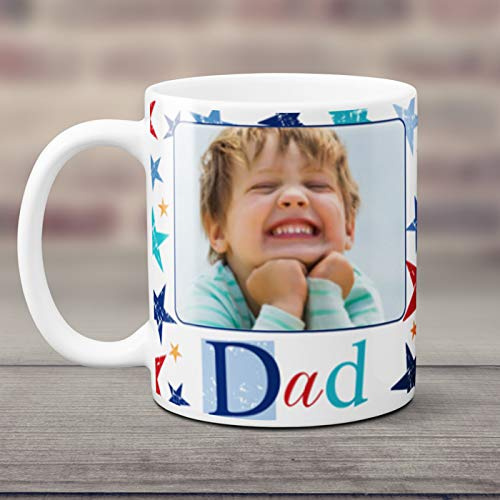 Personalized Dad Mug - Birthday Gift, Father's Day Premium Photo Cup - Best Dad Gifts