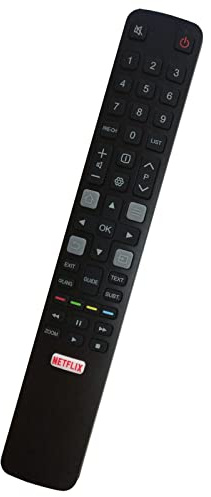 06-IRPT45-IRC802N Remplacement de la télécommande Convient pour TCL 4K Smart TV 32S510 U60P6026 65DP600 55DP600 50DP600 43DP600 65DP670 55DP670