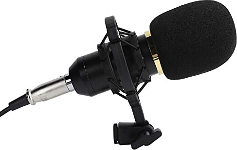 Nikou Mikrofon-Kondensator Computer Streaming Broadcasting Singing Device BM800 Recording Kit USB-Mikrofon mit Shock Mount für Live-Übertragung