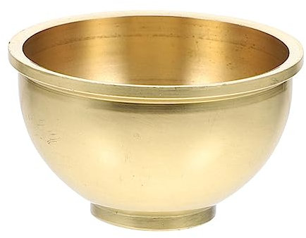 Veemoon 1stück Buddhistische Kupfer Opferbecher Für Tempel Hochwertiger Goldener Altarbecher Zur Verwendung Meditationsräumen Zeremonien Für Buddhisten Und Spiritualität