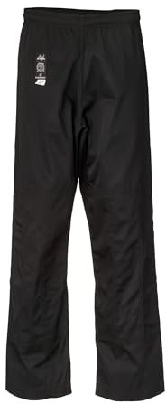 Ju-Sports Element Hose Schwarz 180 Slim Cut I Leichte Hose mit Gummibund, Kordelschnürung & Knieverstärkung I Auch für Sportarten wie Karate & Judo, MMA UVM.