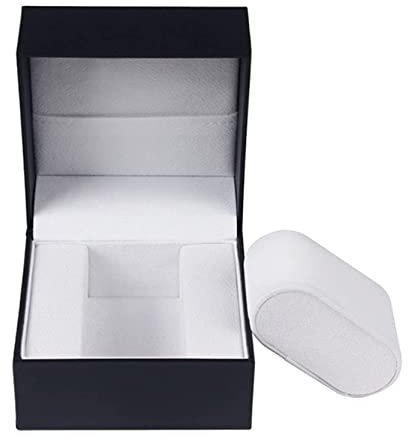 AMYSTY Uhrenkoffer Uhrenrolle Uhrenbox Uhrenschatulle Einzelschlitz-Uhrenbox, Eleganter Tragbarer Armbanduhr-Organizer, Schmuckkollektion, Aufbewahrungsbox Uhrenetui Uhren Aufbewahrungsbox