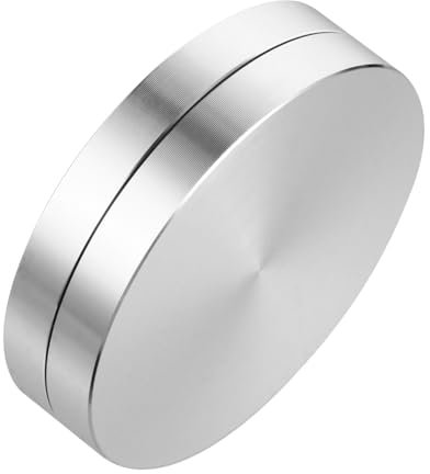 LABRIMP Base Giratoria Para Tartas Rodamiento De Vidrio Base De Soporte Giratorio Grados Para Comedor