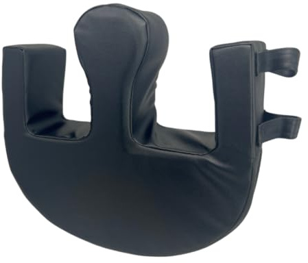 ATC Handels GmbH Umlagerungskissen: Schwarzes Pflegekissen für einfaches Umlagern im Bett - Ergonomische Form, Wasserfester Bezug, angenehm Pflegeleicht