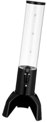 LOVIVER Dispensador Mimosa Bebidas de dispensadores de Cerveza fáciles de Limpiar Torre para de Jugo Bar al Aire Libre, Negro, 1.5l