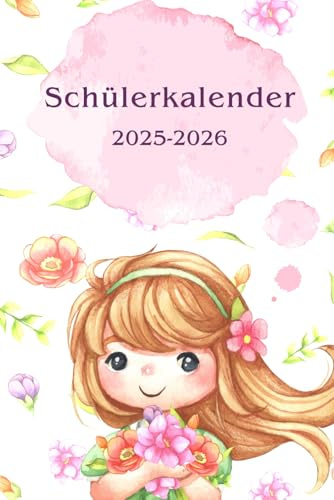 Schülerkalender 2025/2026: Prinzessin - Schulplaner Für Grundschule, Gymnasium, Mädchen, Teenager Mit Wochenplaner, Stundenplan, Schulferien Und Mehr