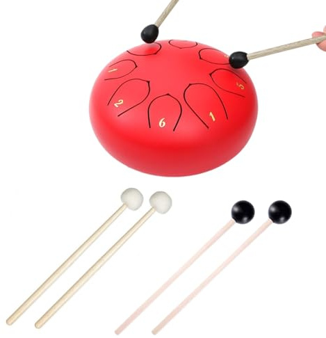 4 Stück Mallet Drumsticks Holz Marimba Schlägel Glockenspiel Schlägel Klangstäbe für Xylophon, Kinder Baby Musik Lernspielzeug