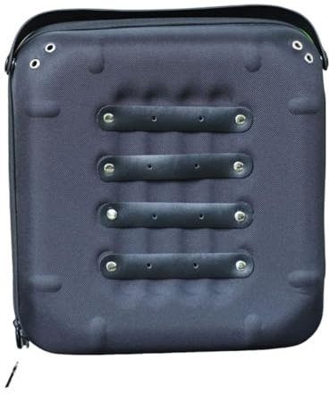 JISADER Estuche para Utensilios de Cocina, Estuche portátil de Gran Capacidad para Transportar Herramientas de Camping, Bolsa de Almacenamiento para, Negro