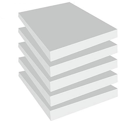 Set 5x Schaumstoffplatten 50x50 cm Sitzpolster Schaumstoff (50x50x4 cm)