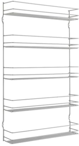 Metaltex Gewürzregal, Silber, 5 Etagen