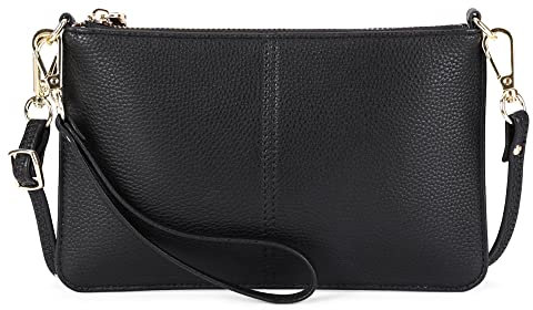 SENDEFN Petit Sac Bandoulière Femme, Sac a Main Femme Bandoulieres en Cuir, Pochette pour Telephone Portable et Clutches Femme avec Sangle de Poignet Ajustable et Détachable