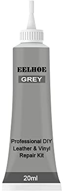 Advanced Leather Repair Gel - 2024 New Vinyl Upholstery Repair Kit, Professional DIY Leather Conditioner Restorer, Liquid Repairing Cream for Furniture, Boat or Auto Car Seats (Gray)