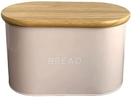 OLOTU Caja de Pan Panera de Metal, Caja de Pan con Tapa, contenedor de Almacenamiento de encimera de Cocina Multifuncional, Soporte de Pan Creativo de Metal Panera