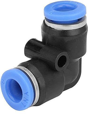 Fafeicy Pneumatik Schnellkupplung Set, 4-12mm | PV-Steckverbinder für Druckluftschläuche, 360° drehbar, elliptischer Freigabering, Automatisierung