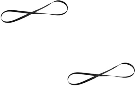 UKCOCO 2stücke Gummiriemen Für Plattenspieler Hochwertiger Ersatzriemen Für Phonographen Mit Optimaler Elastizität Und Langlebigkeit Kompatibel Mit Verschiedenen Modellen