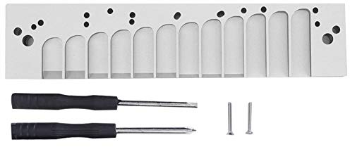 Harmonica Comb, 12 Hole Chromatic Scale for HOHNER 270D Original 270 LA12 TOOTS Reed Plate, Comb Harmonica Part Playing Accessories (Silver)