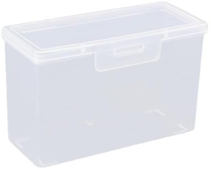 Visitenkarten-Aufbewahrungstasche, transparenter Visitenkartenhalter, Aufbewahrungs-Organizer mit Sicherheitsschnalle für Schrauben, Karten, Schmuck, Spielkarten, Münzen, siehe abbildung, Refer to