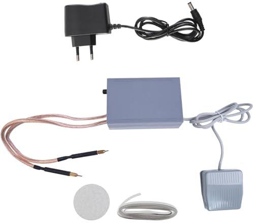 VOANZO Punktschweißgerät für 18650 Batterie, AC220V Punktschweißgerät mit Fußschalter, einstellbare Schweißausrüstung, 5000W