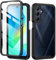 seacosmo for Samsung A16 Case, Samsung A26 Case with Screen Protector Full Body Shockproof Protection Armour Cover Slim Fit Bumper Protective Phone Case for Samsung Galaxy A16/A26 4G/5G- Black/Clear