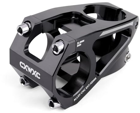 CXWXC 31.8 Fahrradvorbau – Kurzer MTB/Rennrad Vorbau – Aluminium-Vorbau Erhöhung für MTB, Rennrad, Citybike