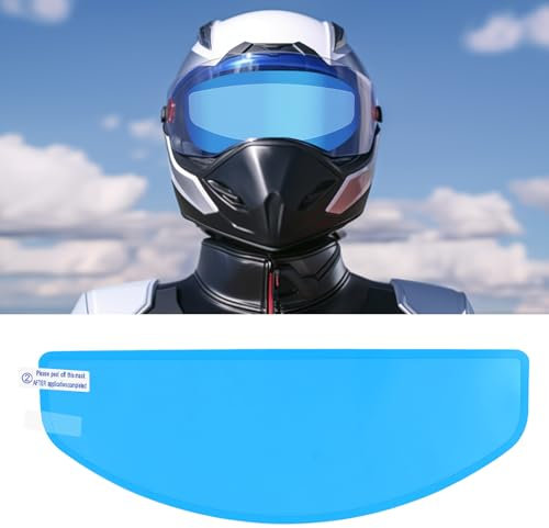 Film Anti-Brouillard et Anti-Pluie pour Motocyclette, Insert de visière de Casque Universel, imperméable à l'eau, résistant à la Brume et à la Vision Claire (Anti Rain C)