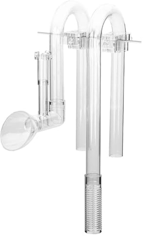Aquarium-Filterrohre, Aquarium-Einlauf-Ablaufrohr-Set, Aquarium-Siebgerät, externes Filter-Ersatzzubehör für Aquarien und Pflanzenwassertanks